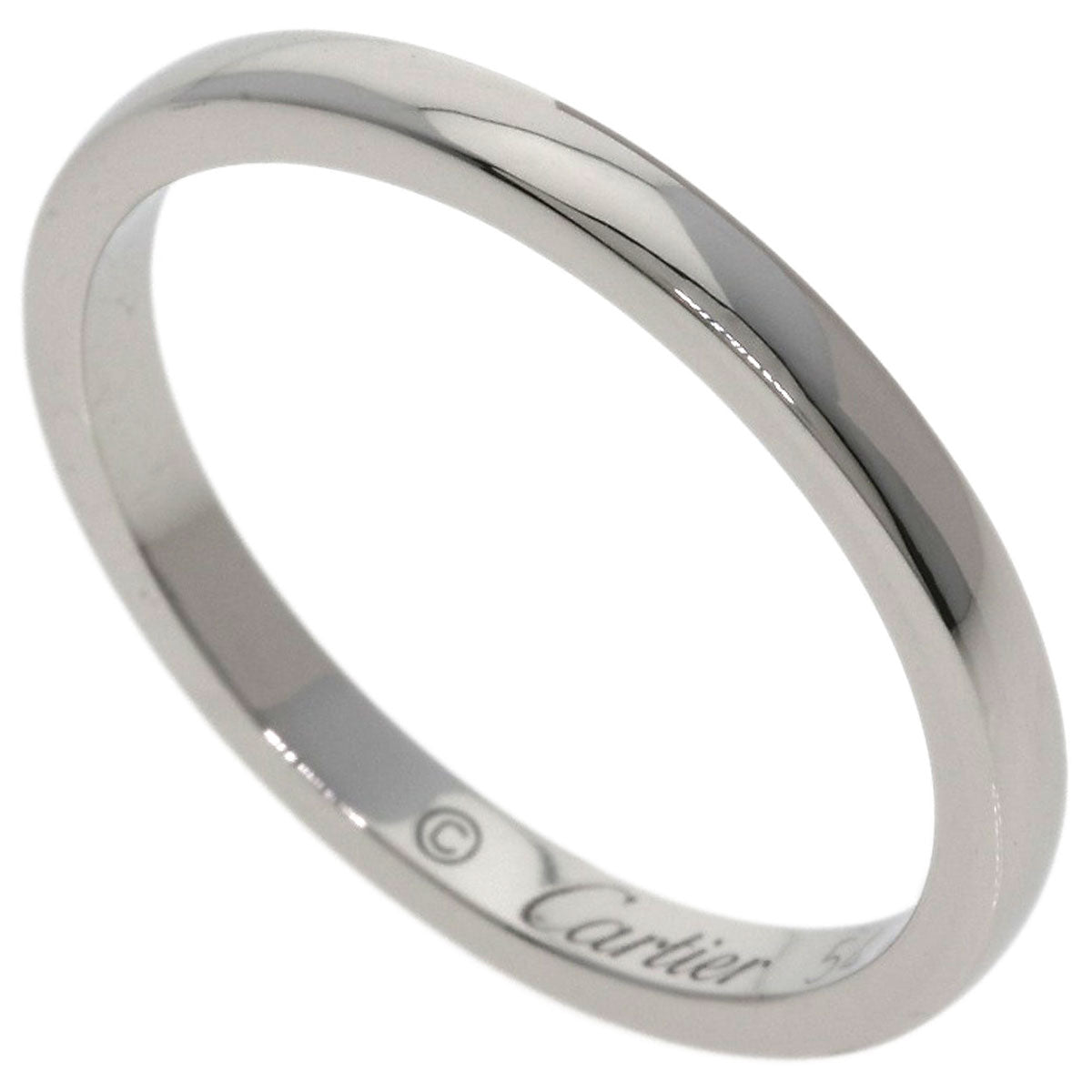 CARTIER Wedding # 54 Ring Platinum PT950 Ladies [Used]