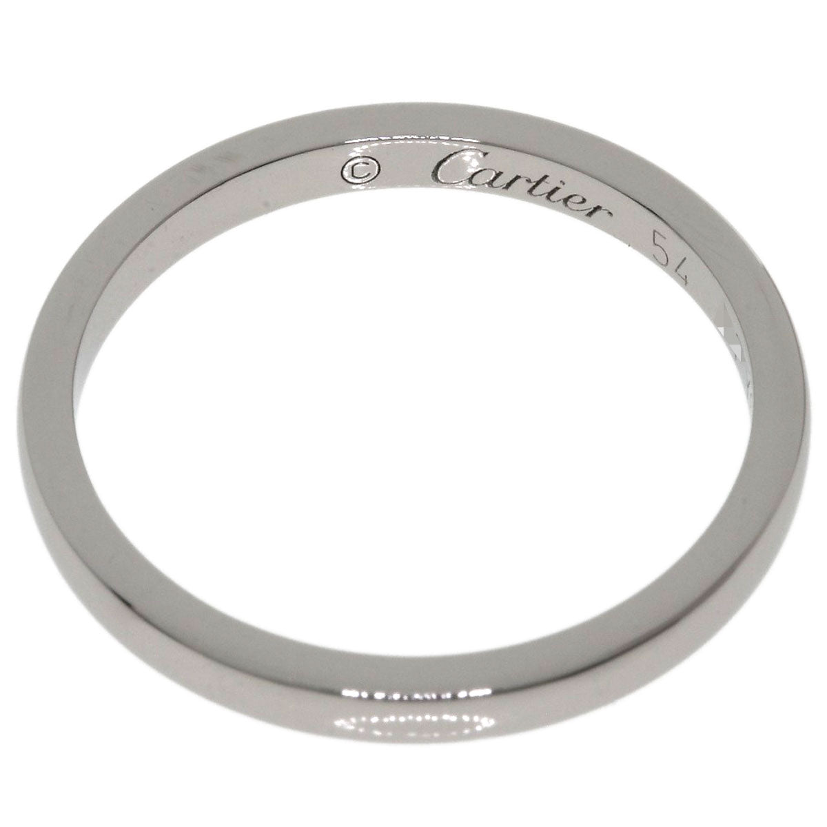 CARTIER Wedding # 54 Ring Platinum PT950 Ladies [Used]