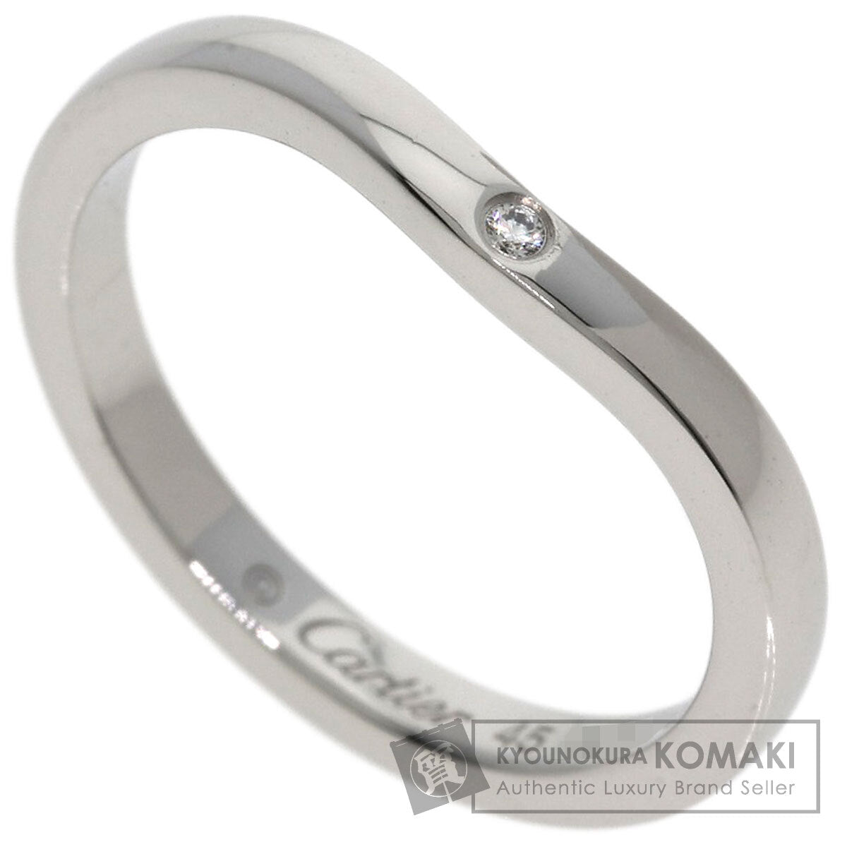 CARTIER Ballerina Wedding Diamond #45 Ring Platinum PT950 Ladies [Used]