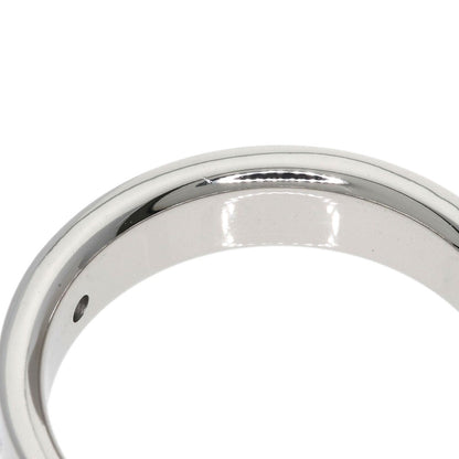 TIFFANY&Co. Flat Band 3P Diamond Ring Platinum PT950 Ladies [Used]