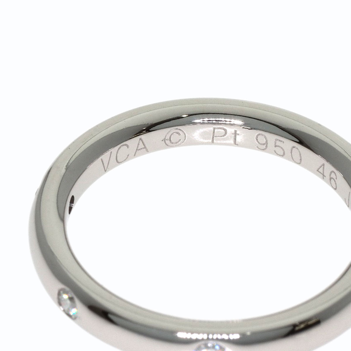 Van Cleef & Arpels Dandremont Etoile 3P Diamond #46 Ring Platinum PT950 Ladies [Used]