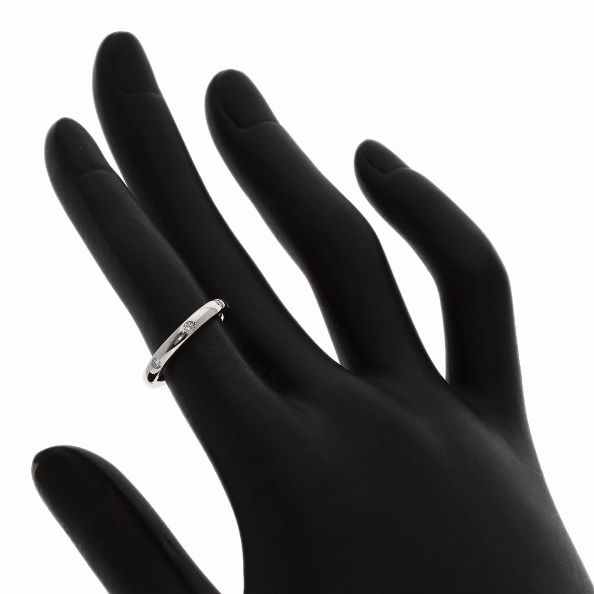 Van Cleef & Arpels Dandremont Etoile 3P Diamond #46 Ring Platinum PT950 Ladies [Used]