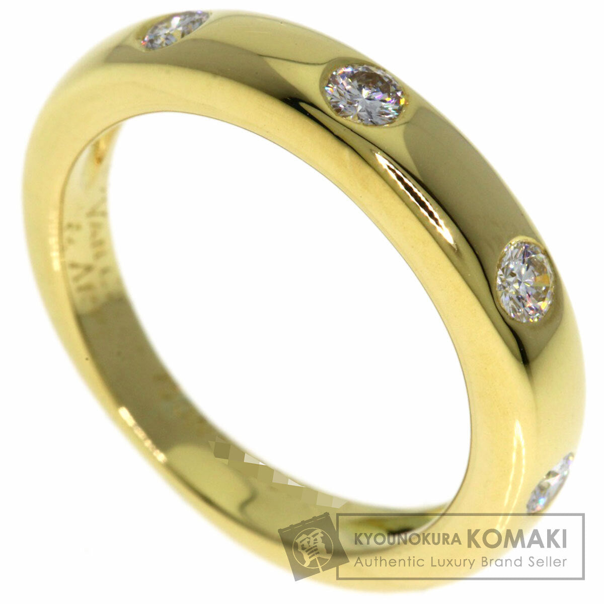 Van Cleef & Arpels Tendrement Etoile 4P Diamond Ring K18 Yellow Gold Ladies [Used]