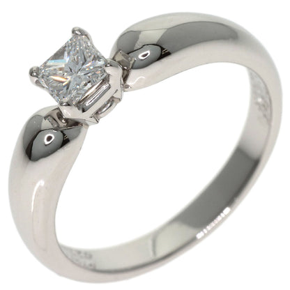Van Cleef & Arpels Square Princess Cut Diamond Ring Platinum PT950 Ladies [Used]