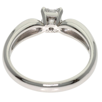 Van Cleef & Arpels Square Princess Cut Diamond Ring Platinum PT950 Ladies [Used]