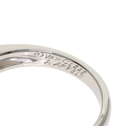 Van Cleef & Arpels Square Princess Cut Diamond Ring Platinum PT950 Ladies [Used]
