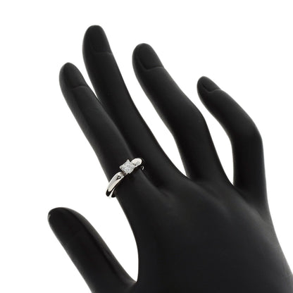 Van Cleef & Arpels Square Princess Cut Diamond Ring Platinum PT950 Ladies [Used]