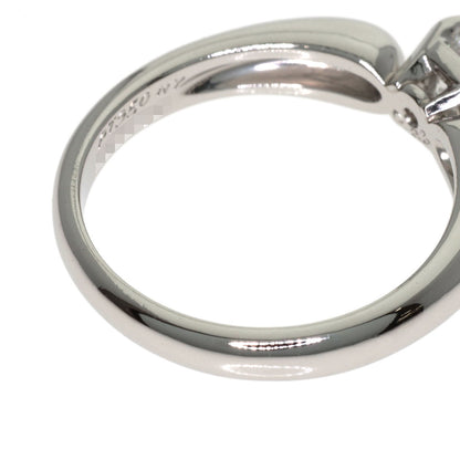 Van Cleef & Arpels Square Princess Cut Diamond Ring Platinum PT950 Ladies [Used]