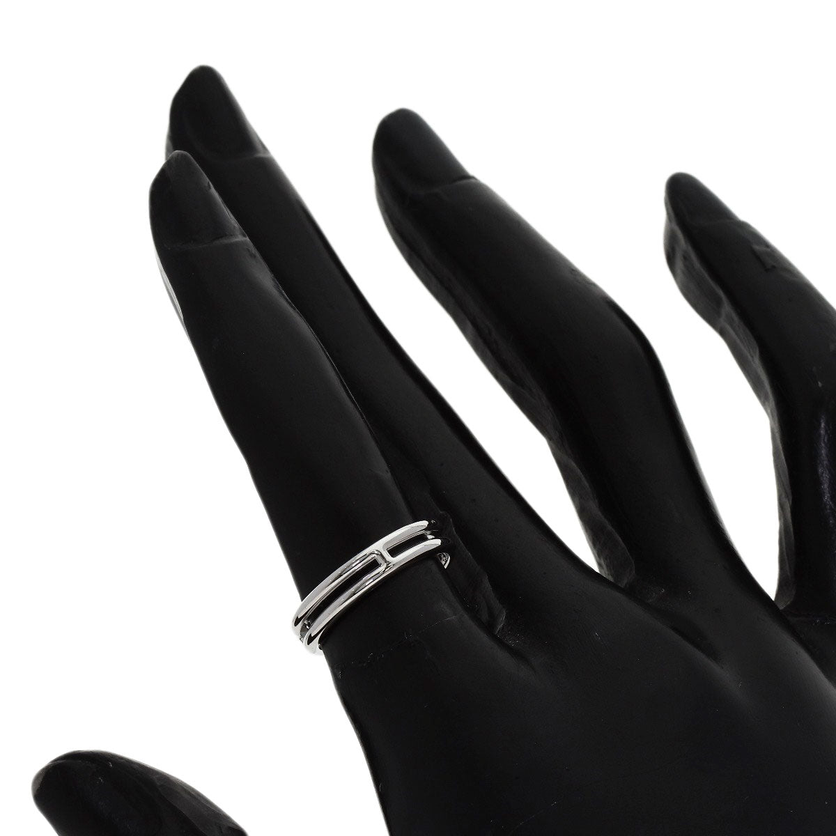 HERMES Arianne #48 Ring K18 White Gold Ladies [Used]