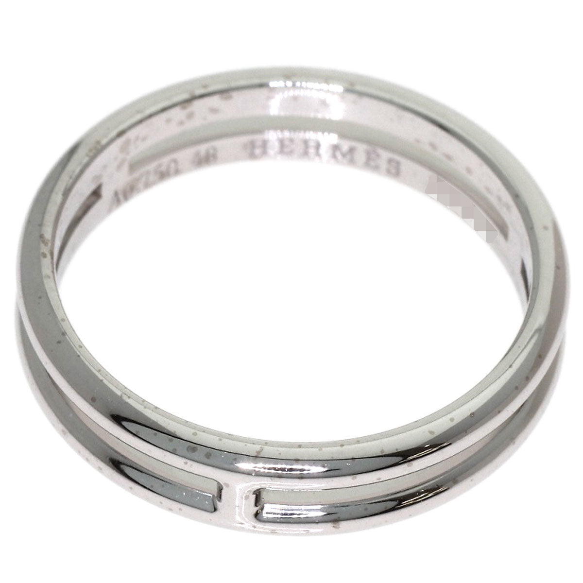 HERMES Arianne #48 Ring K18 White Gold Ladies [Used]