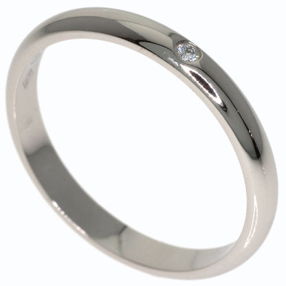 CARTIER Wedding 1P Diamond #52 Ring Platinum PT950 Ladies [Used]