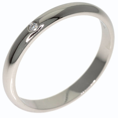 CARTIER Wedding 1P Diamond #52 Ring Platinum PT950 Ladies [Used]
