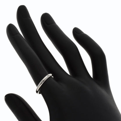 CARTIER Wedding 1P Diamond #52 Ring Platinum PT950 Ladies [Used]