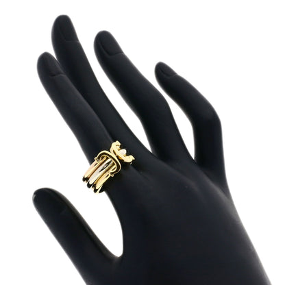 CARTIER 2C ring LM # 53 Ring K18 Yellow Gold 18K Pink GoldLadies [Used]