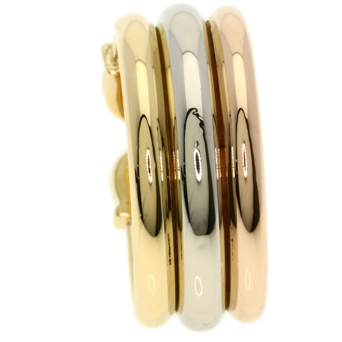CARTIER 2C ring LM # 53 Ring K18 Yellow Gold 18K Pink GoldLadies [Used]