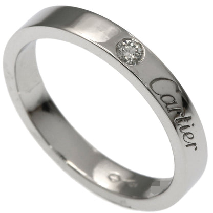 CARTIER C de Cartier 1P Diamond #49 Ring Platinum PT950 Ladies [Used]
