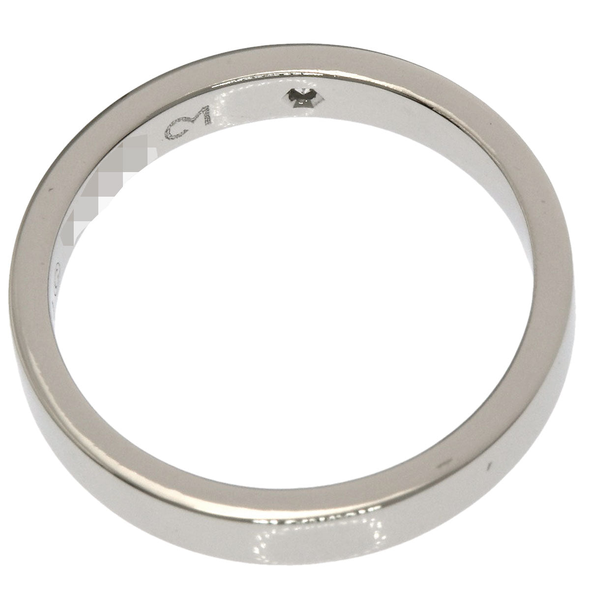 CARTIER C de Cartier 1P Diamond #49 Ring Platinum PT950 Ladies [Used]