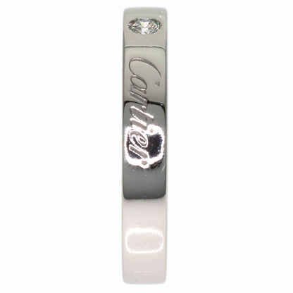 CARTIER C de Cartier 1P Diamond #48 Ring Platinum PT950 Ladies [Used]