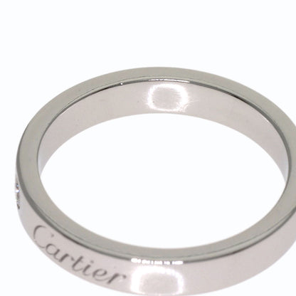 CARTIER C de Cartier 1P Diamond #48 Ring Platinum PT950 Ladies [Used]