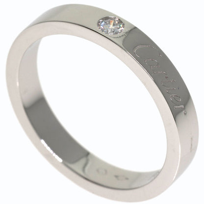CARTIER C de Cartier 1P Diamond #48 Ring Platinum PT950 Ladies [Used]