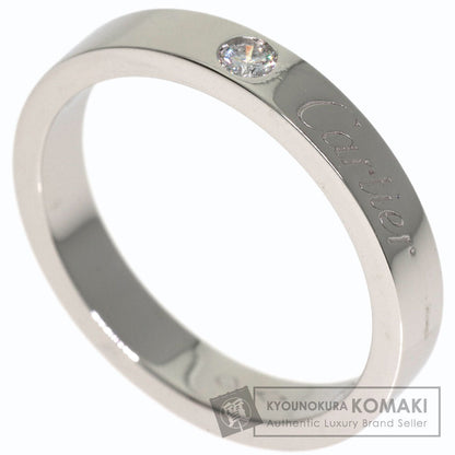 CARTIER C de Cartier 1P Diamond #48 Ring Platinum PT950 Ladies [Used]