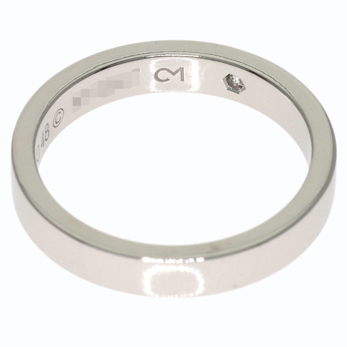 CARTIER C de Cartier 1P Diamond #48 Ring Platinum PT950 Ladies [Used]