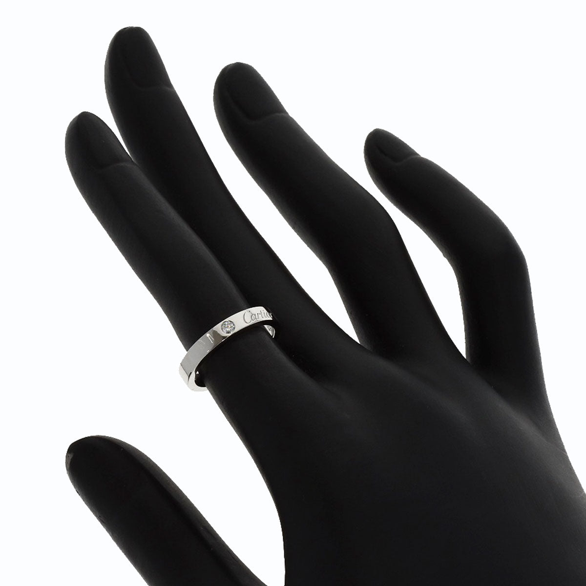 CARTIER C de Cartier 1P Diamond #48 Ring Platinum PT950 Ladies [Used]