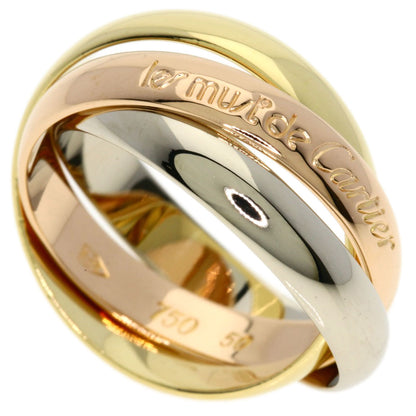 CARTIER Trinity #50 Ring K18 Yellow Gold 18K Pink GoldLadies [Used]