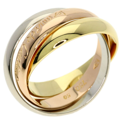 CARTIER Trinity #50 Ring K18 Yellow Gold 18K Pink GoldLadies [Used]