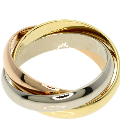 CARTIER Trinity #50 Ring K18 Yellow Gold 18K Pink GoldLadies [Used]