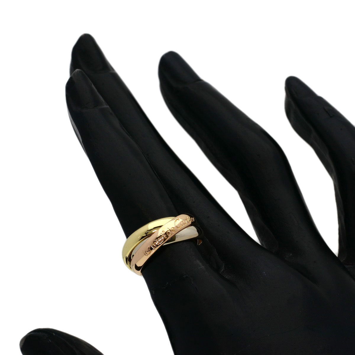 CARTIER Trinity #47 Ring K18 Yellow Gold K18 White GoldLadies [Used]