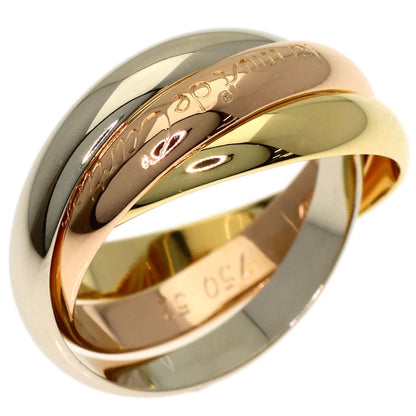 CARTIER Trinity #52 Ring K18 Yellow Gold K18 White GoldLadies [Used]
