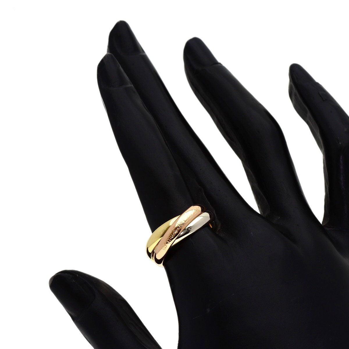 CARTIER Trinity #52 Ring K18 Yellow Gold K18 White GoldLadies [Used]
