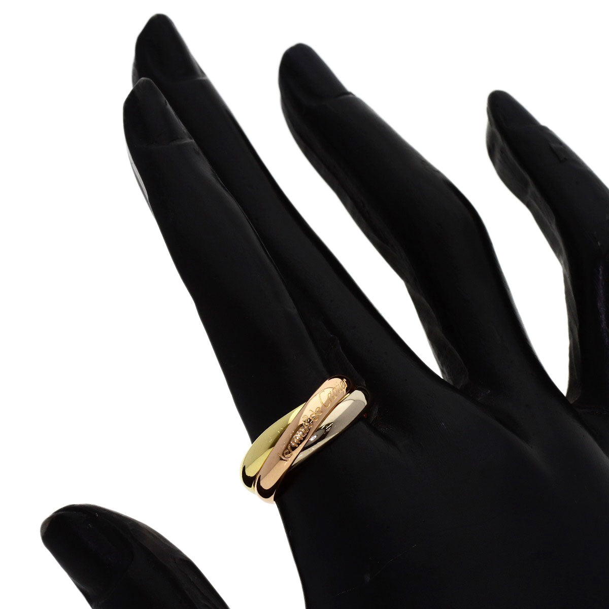 CARTIER Trinity #53 Ring K18 Yellow Gold K18 White GoldLadies [Used]