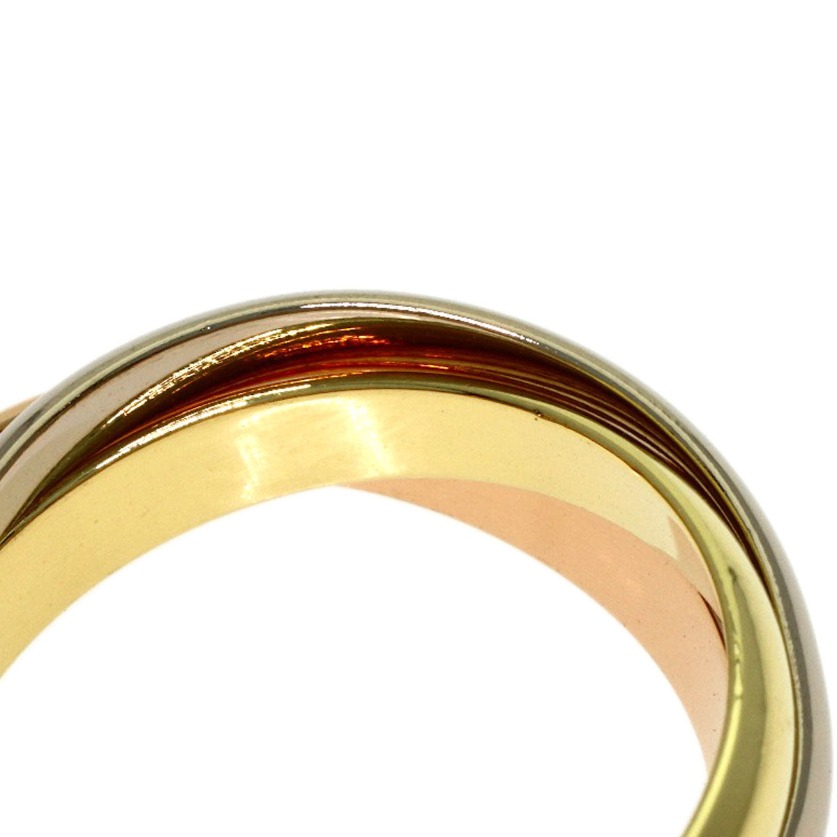 CARTIER Trinity #53 Ring K18 Yellow Gold K18 White GoldLadies [Used]