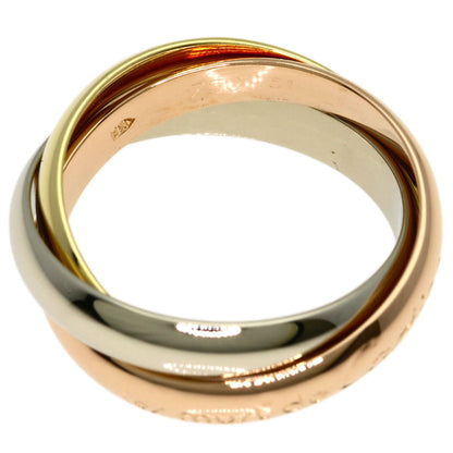 CARTIER Trinity #51 Ring K18 Yellow Gold K18 White GoldLadies [Used]