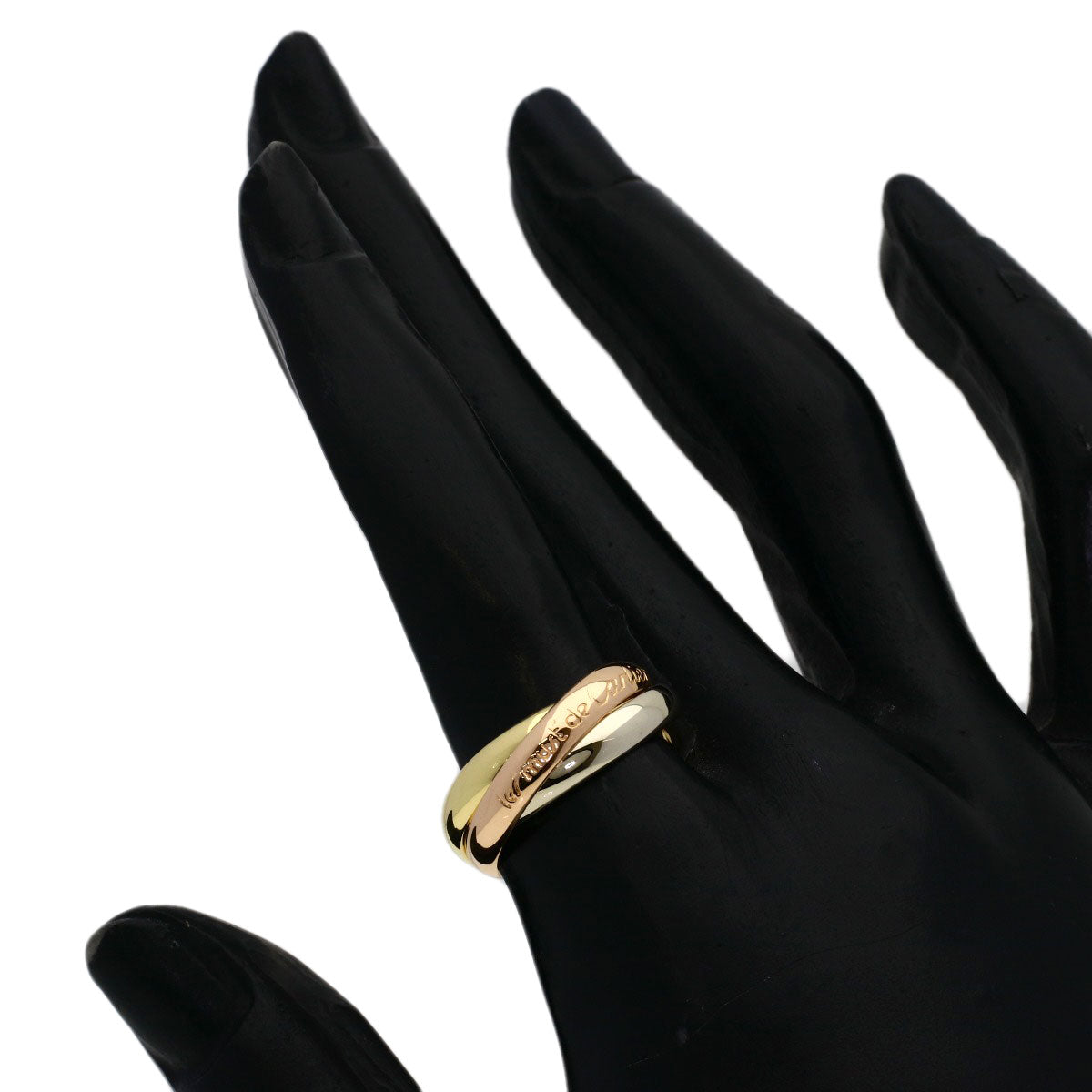 CARTIER Trinity #51 Ring K18 Yellow Gold K18 White GoldLadies [Used]