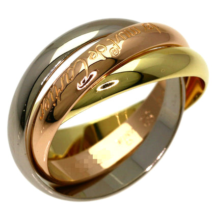CARTIER Trinity #52 Ring K18 Yellow Gold K18 White GoldLadies [Used]