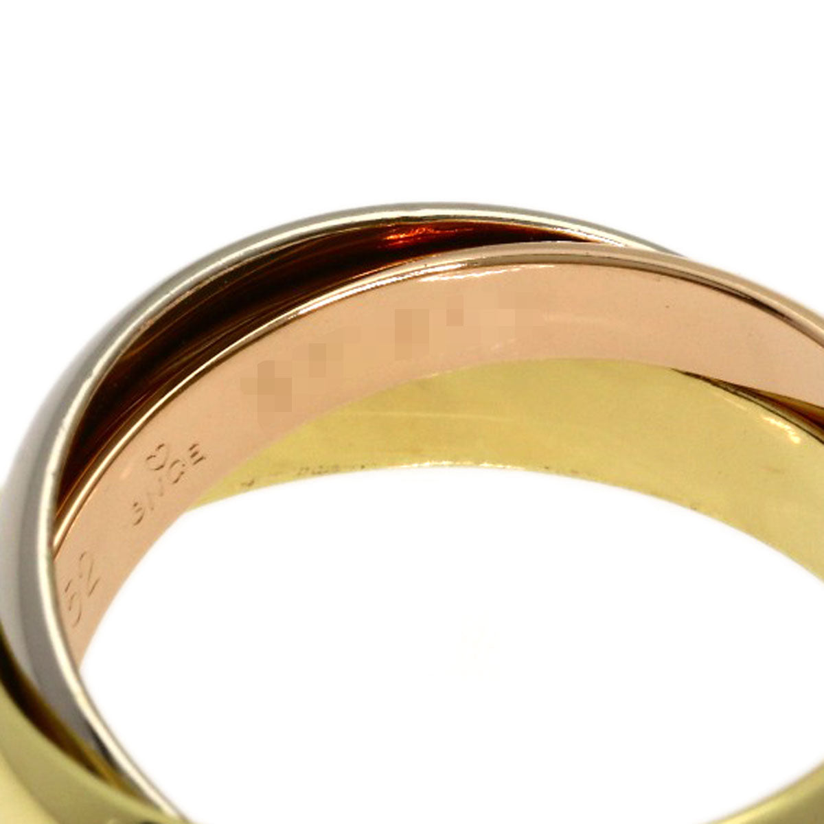 CARTIER Trinity #52 Ring K18 Yellow Gold K18 White GoldLadies [Used]