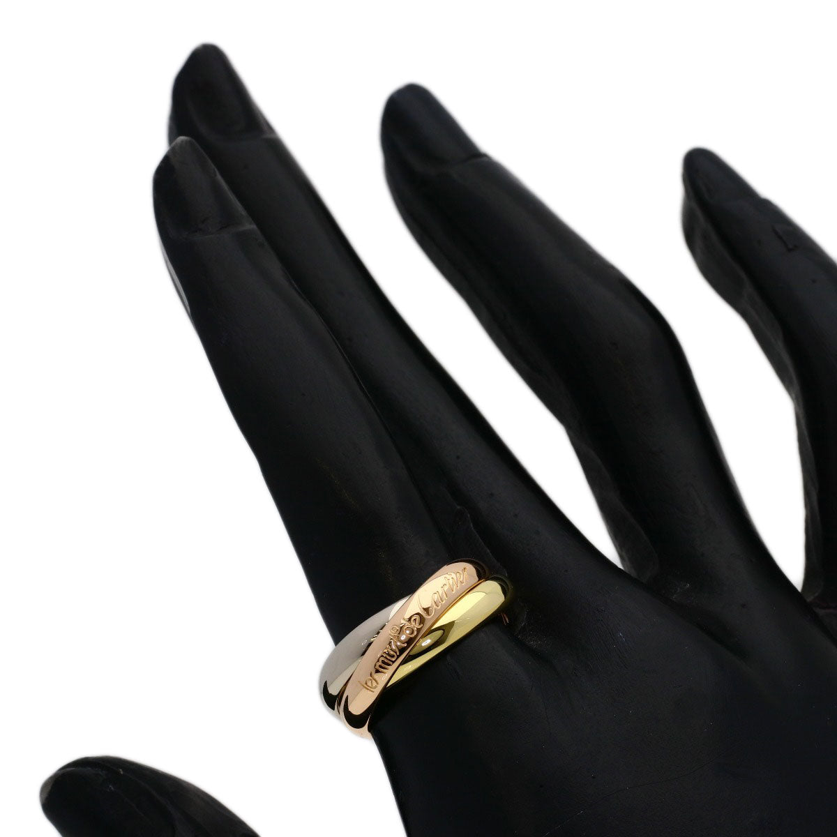 CARTIER Trinity #52 Ring K18 Yellow Gold K18 White GoldLadies [Used]