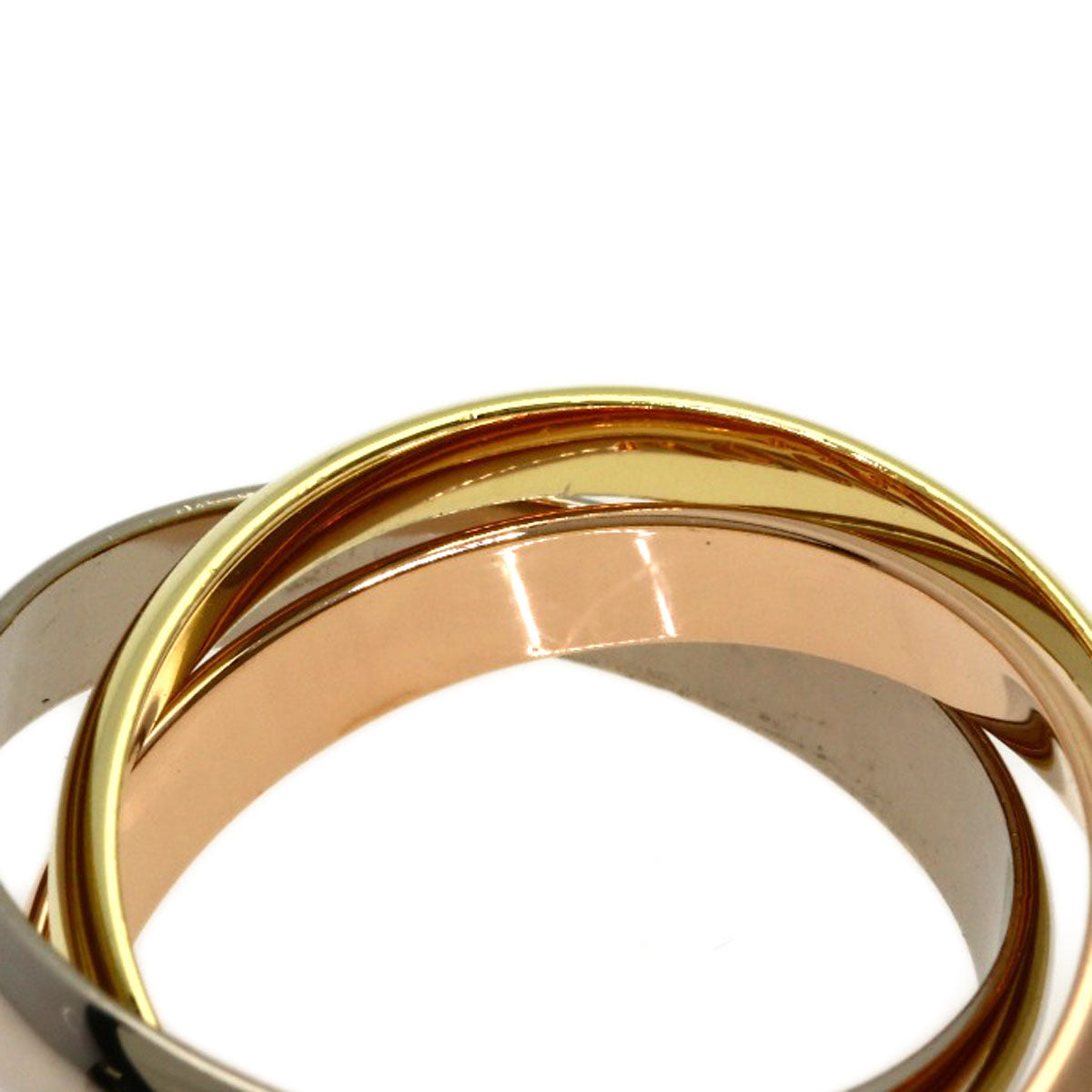CARTIER Trinity #52 Ring K18 Yellow Gold K18 White GoldLadies [Used]