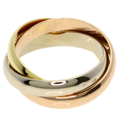 CARTIER Trinity #51 Ring K18 Yellow Gold 18K Pink GoldLadies [Used]