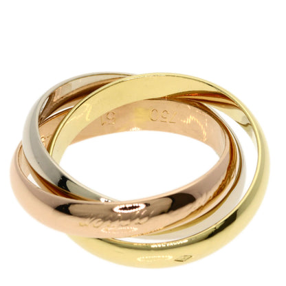 CARTIER Trinity #51 Ring K18 Yellow Gold 18K Pink GoldLadies [Used]