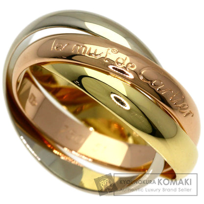 CARTIER Trinity #51 Ring K18 Yellow Gold K18 White GoldLadies [Used]