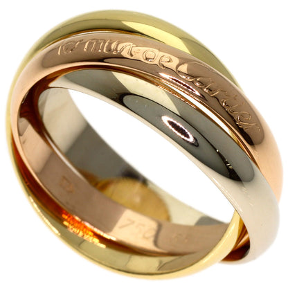 CARTIER Trinity #55 Ring K18 Yellow Gold K18 White GoldLadies [Used]
