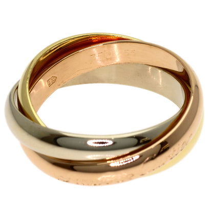 CARTIER Trinity #55 Ring K18 Yellow Gold K18 White GoldLadies [Used]