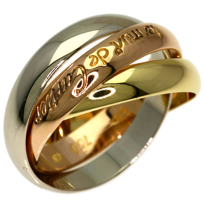 CARTIER Trinity #48 Ring K18 Yellow Gold K18 White GoldLadies [Used]