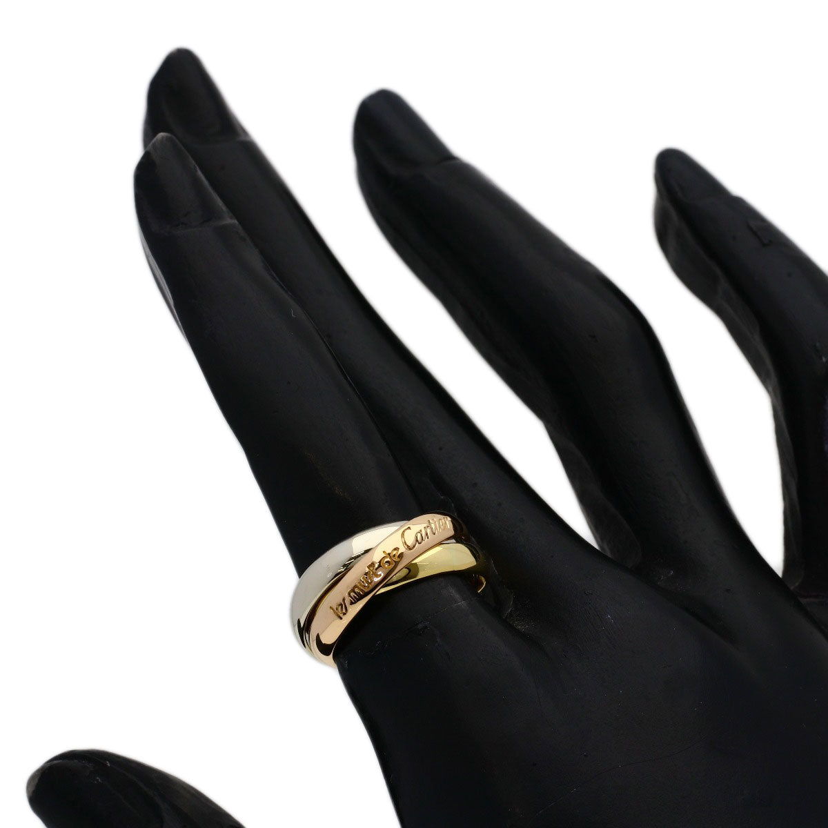 CARTIER Trinity #48 Ring K18 Yellow Gold K18 White GoldLadies [Used]