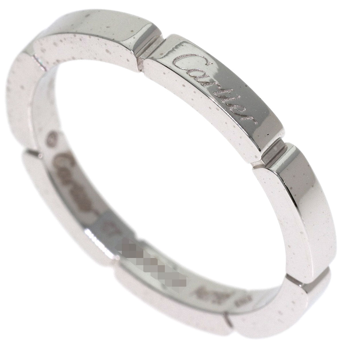 CARTIER Mayon PANTHERE # 57 Ring K18 White Gold Ladies [Used]
