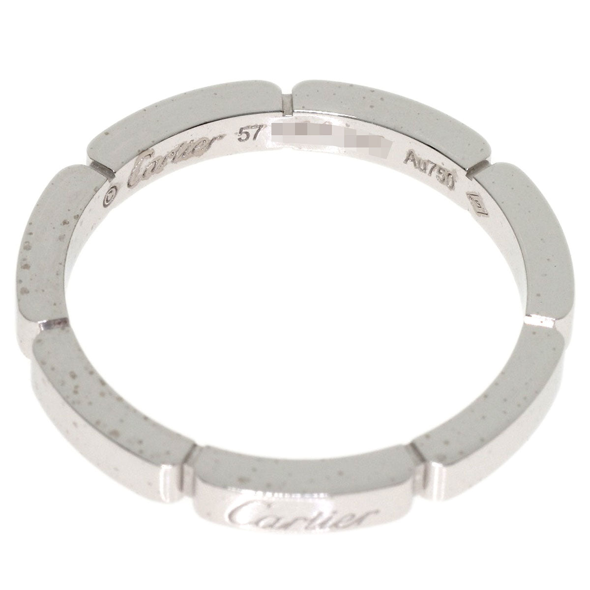 CARTIER Mayon PANTHERE # 57 Ring K18 White Gold Ladies [Used]